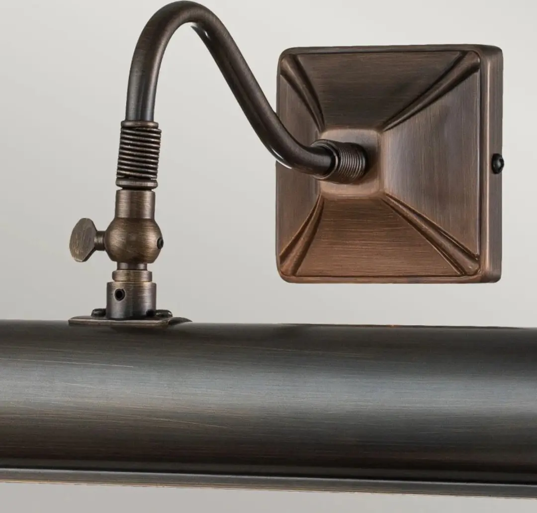 Elstead Picture Light LED - 2x E14 40W Dimbaar - Dark Bronze - afbeelding 3 van 4