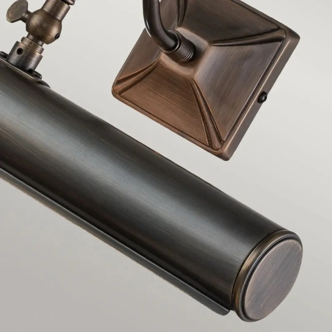 Elstead Picture Light LED - 2x E14 40W Dimbaar - Dark Bronze - afbeelding 2 van 4