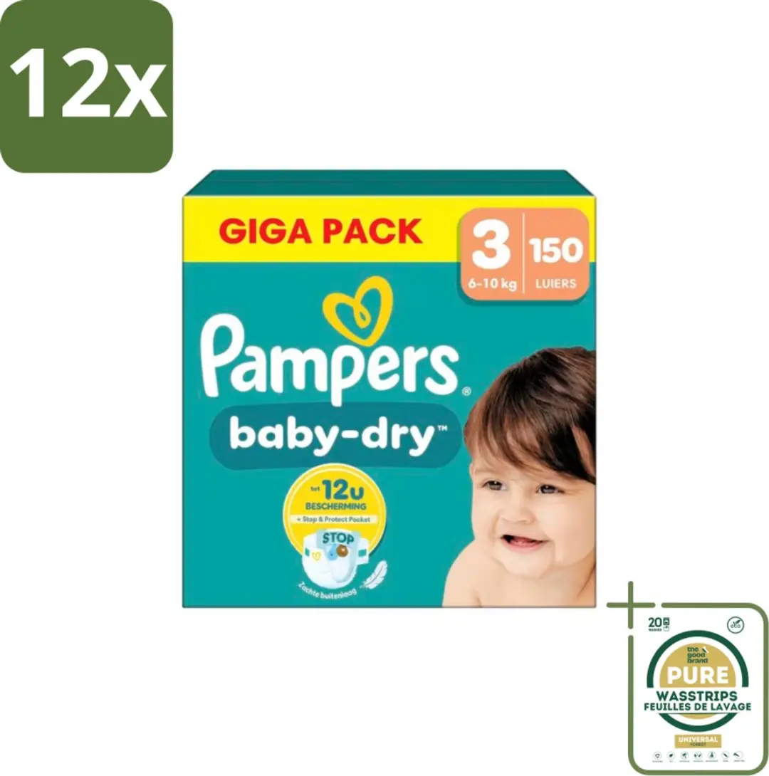Pampers Baby Dry Maat 3 Luiers
