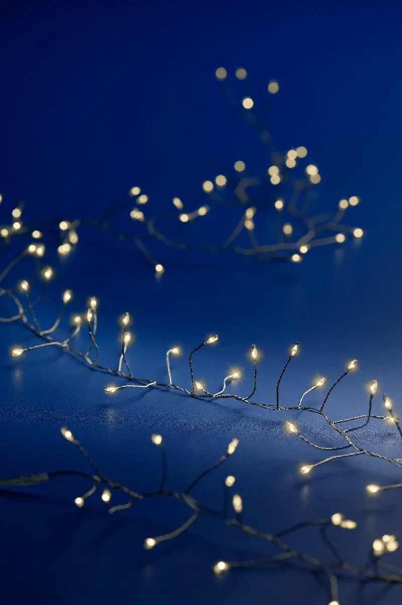 Lumineo Micro Led Lichttak 120cm - 100 Lichtpunten Warm Wit