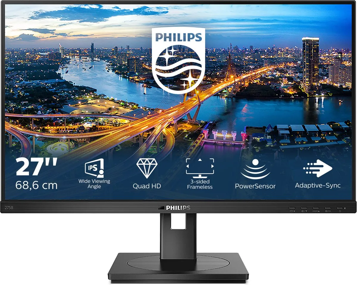 Philips B-Line 275B1 Monitor 27" - VESA 100x100mm