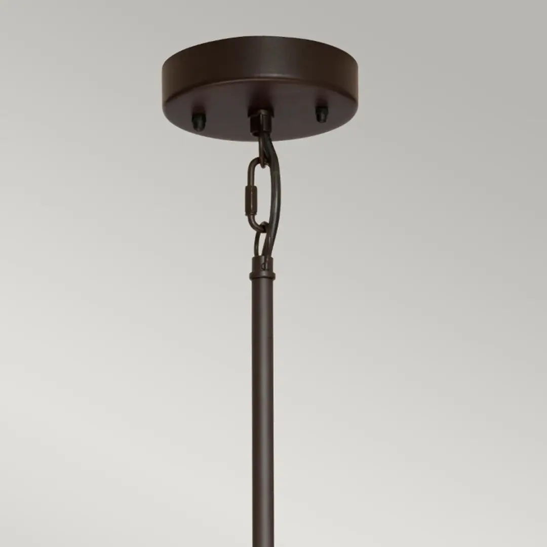 Elstead Lighting Taiko LED Hanglamp 4xE27 240W - Dimbaar - Olde Bronze