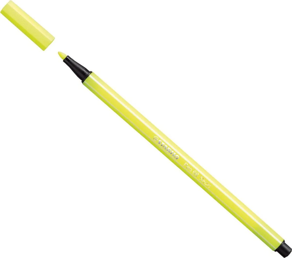 STABILO Pen 68 Viltstift Neon Geel