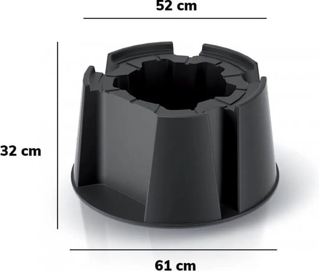 Prosperplast Regenton 240L - Basis - Zwart