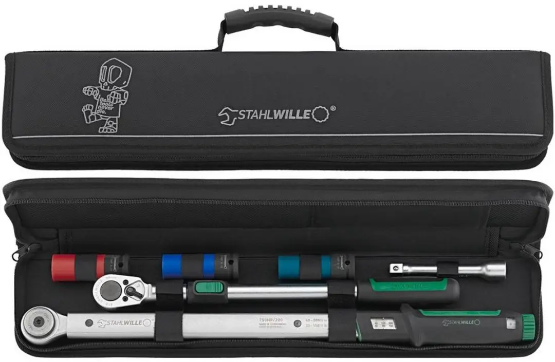 Stahlwille 750NR/516/3/1 Momentsleutelset 1/2" - 40-200 Nm