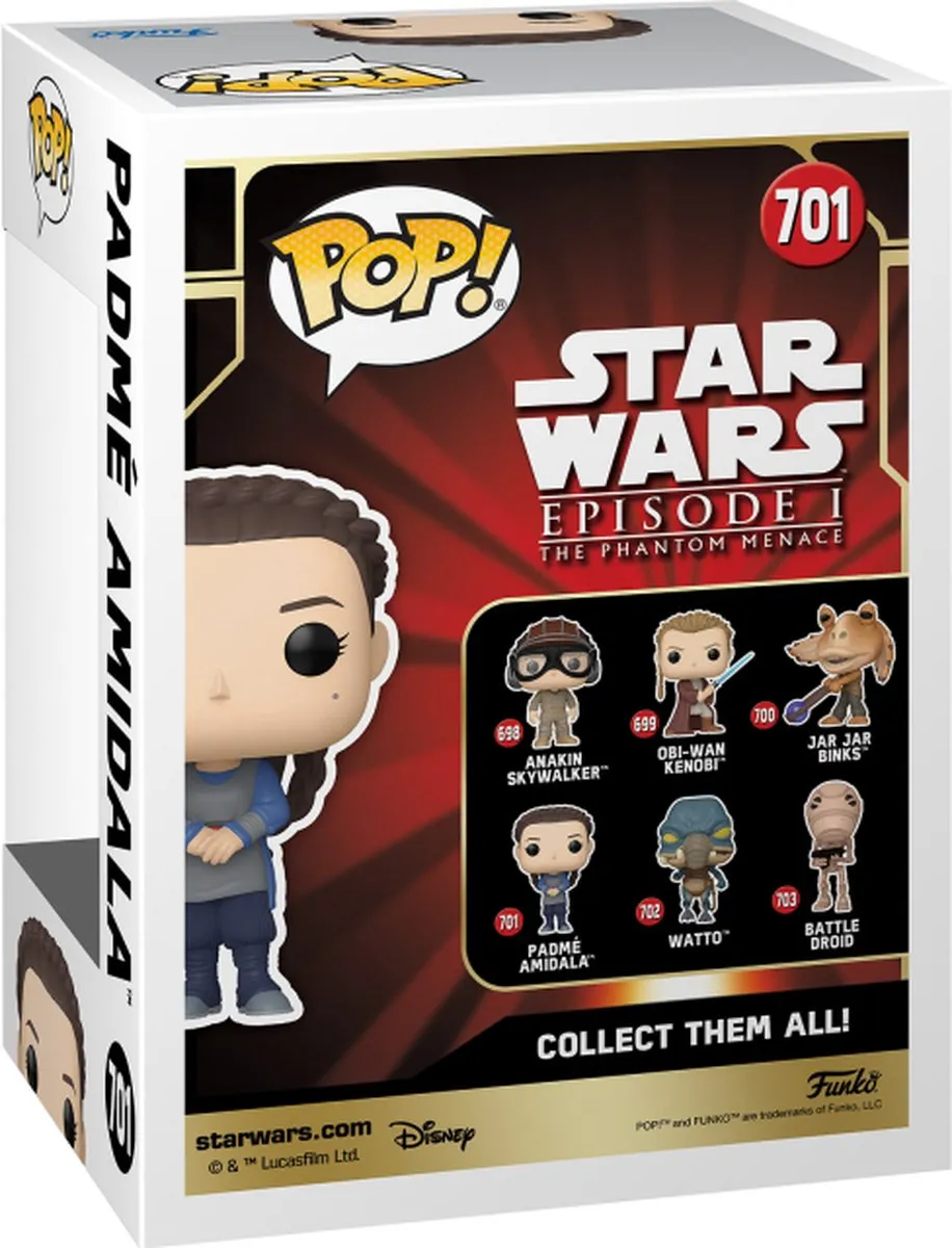 Funko Pop! Star Wars Padmé Amidala The Phantom Menace 701 - Multicolor