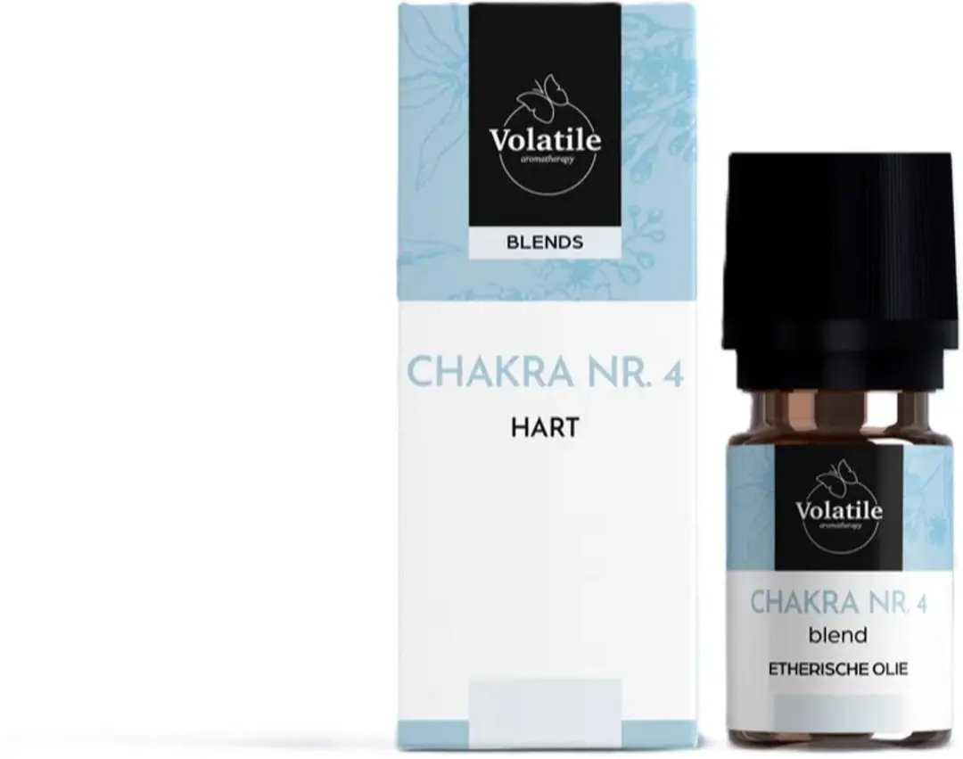 Volatile Hart Chakra 4 Puur 5ml - 5 Stuks