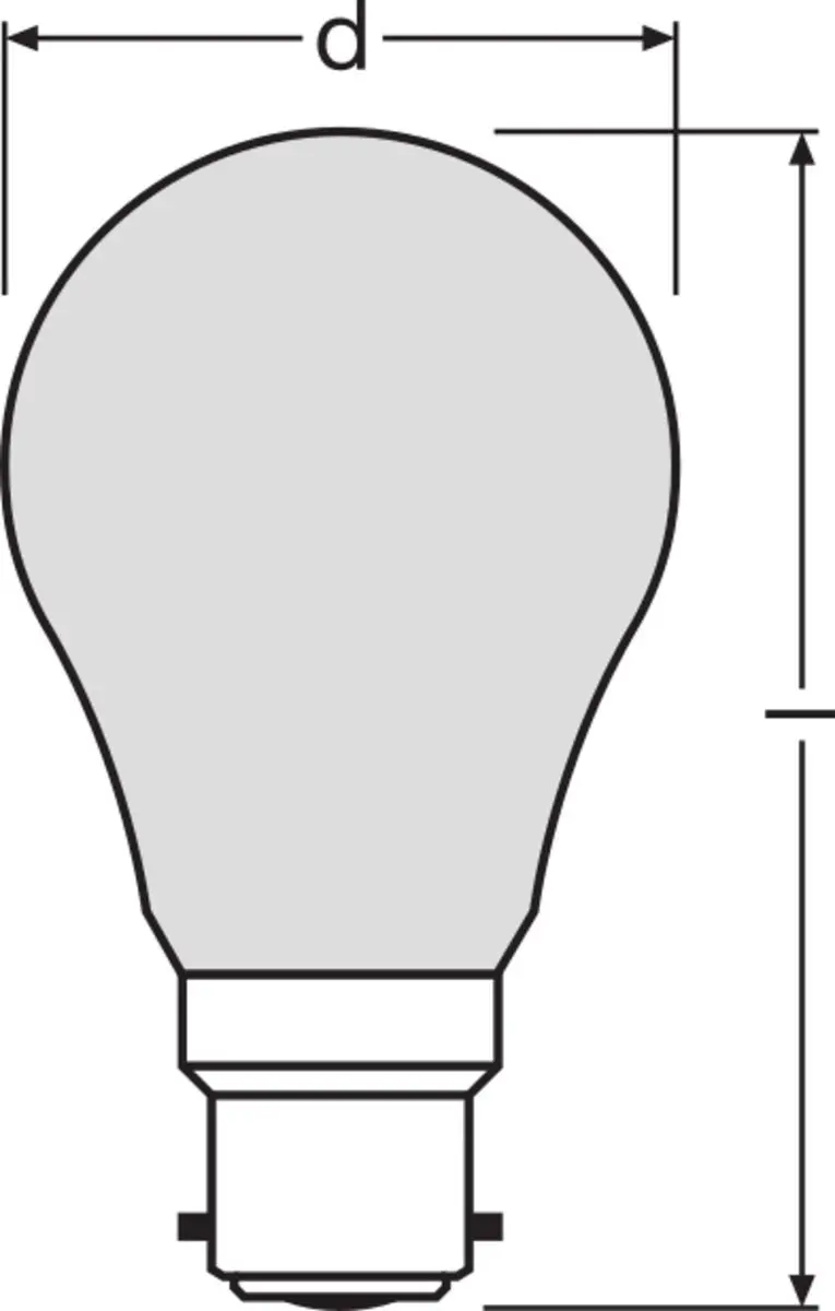 Osram Retrofit Classic LED B22d Peer Mat 11W 1521lm
