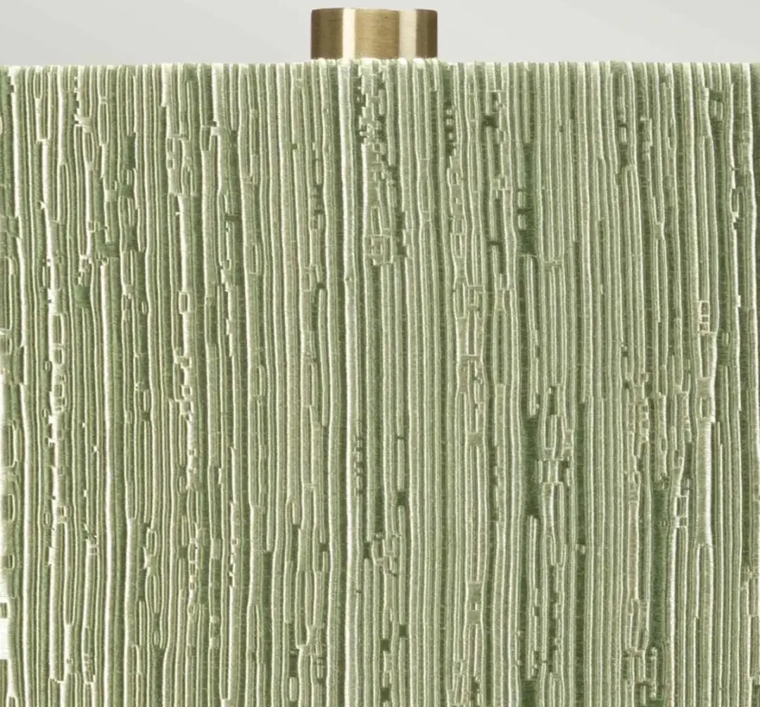Elstead LED Tafellamp MILO - 1x E27 60W - Aged Brass/Wit/Green