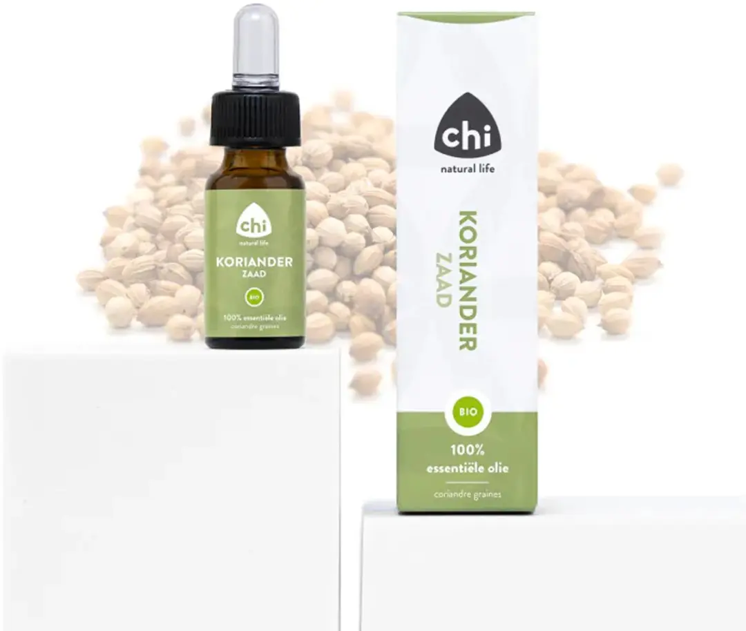 Chi Natural Life Korianderzaadolie Bio 10ml - 10 Stuks