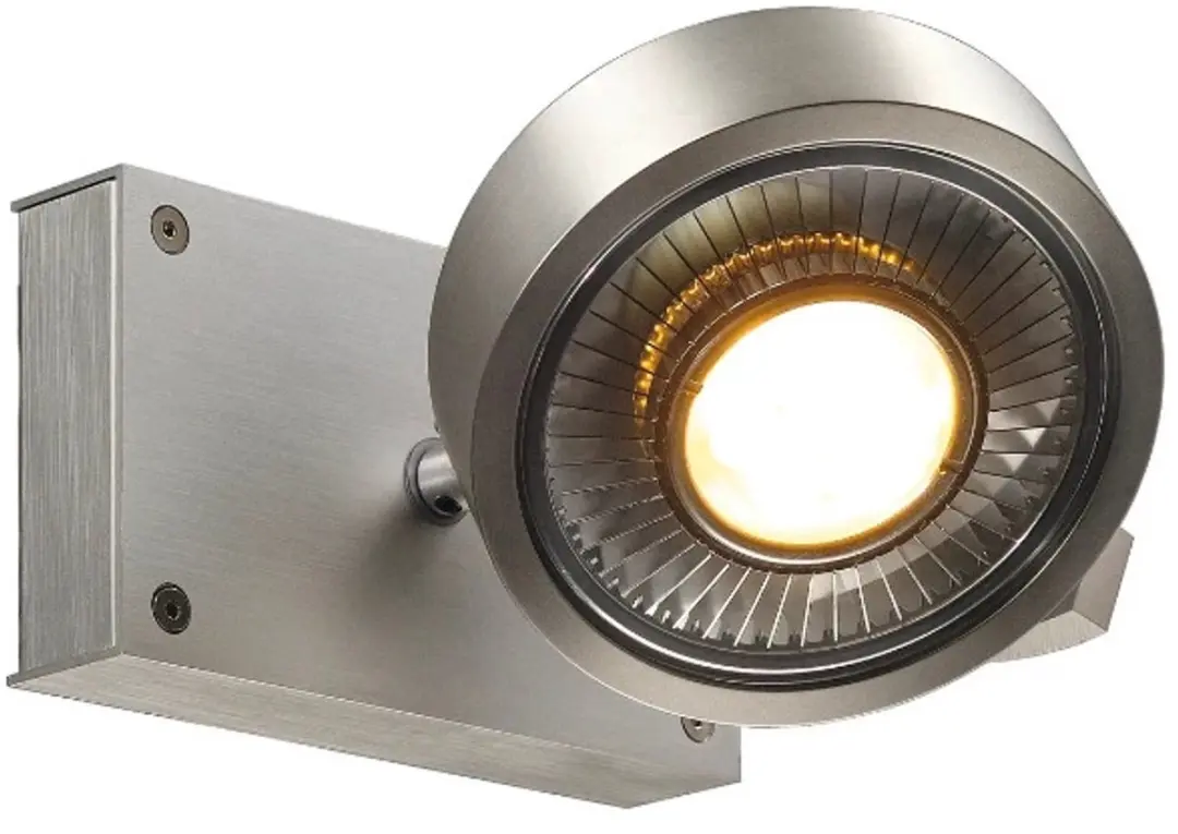 SLV KALU 1 QPAR Spotlamp 1x75W Aluminium Grijs