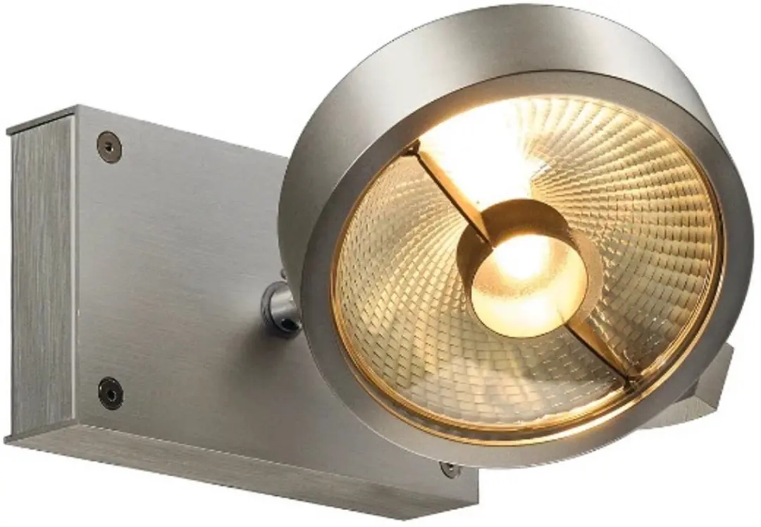 SLV KALU 1 QPAR Spotlamp 1x75W Aluminium Grijs