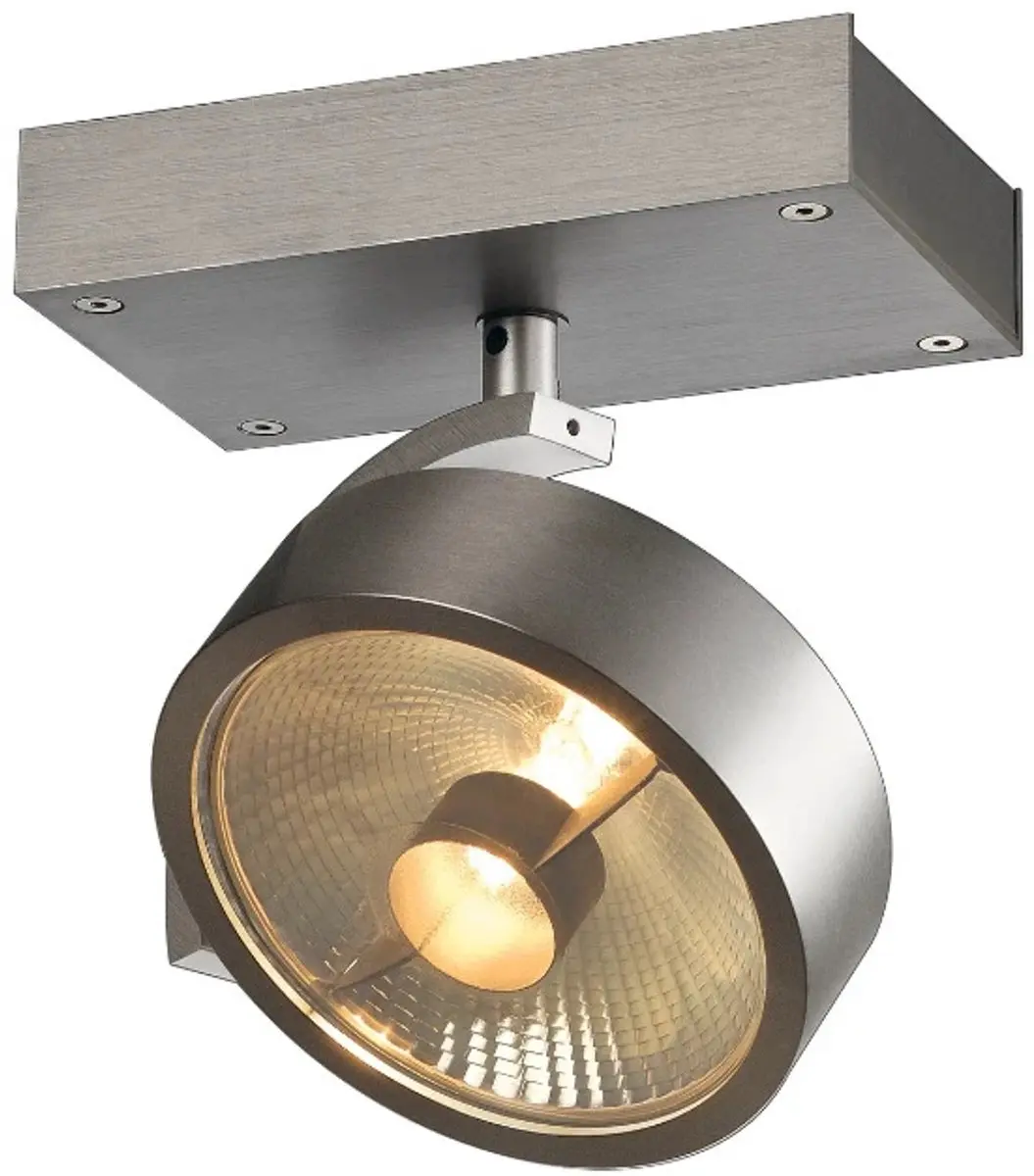 SLV KALU 1 QPAR Spotlamp 1x75W Aluminium Grijs