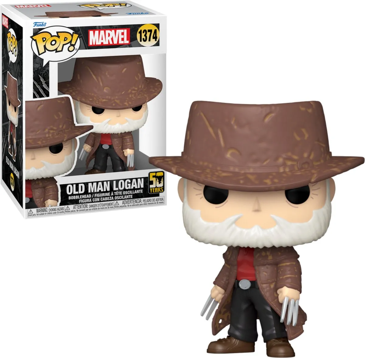 Funko Pop Marvel Wolverine 50th Old Man Logan #1374 - Multi