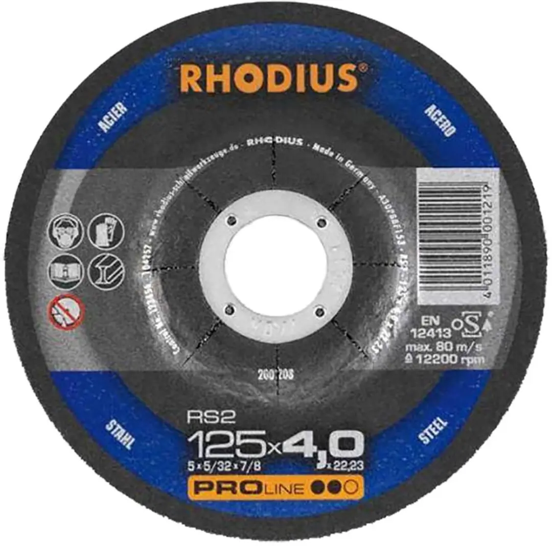 Rhodius Afbraamschijf PROline II RS2 125x22,23mm (25x)