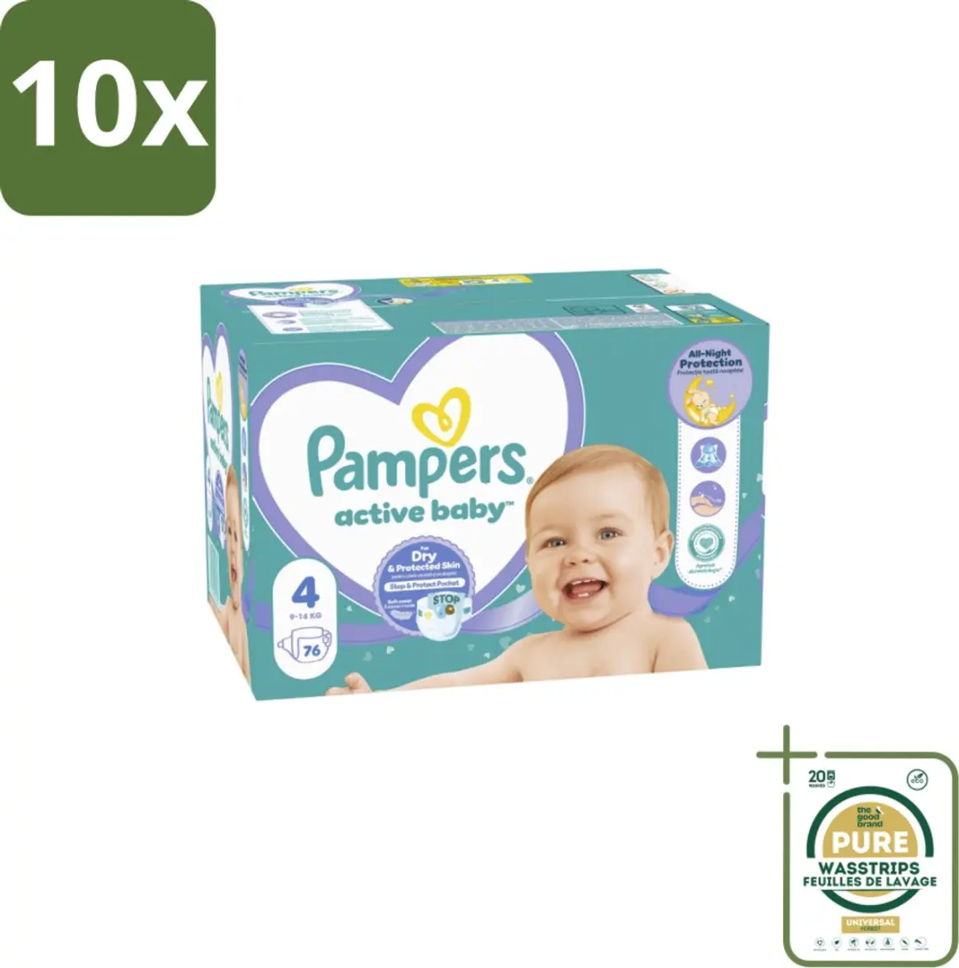 Pampers Baby Dry Maat 4 Luiers