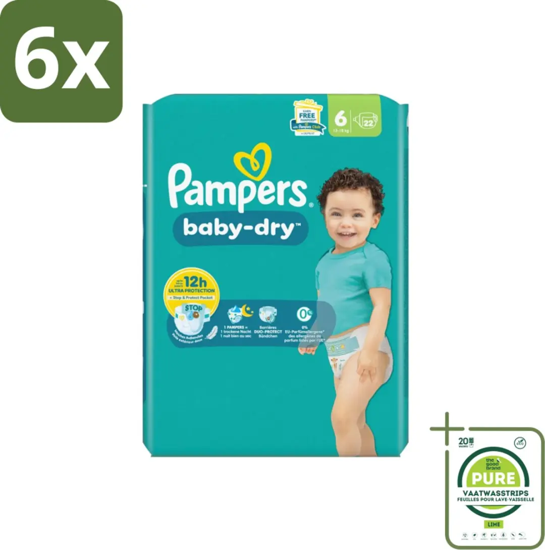 Pampers Baby Dry Luiers Maat 6
