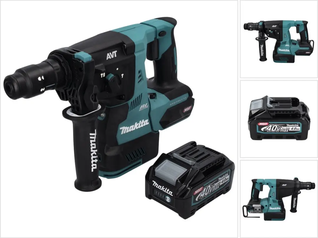 Makita HR004GM1 Accu-Combinatiehamer 40V Max 2,8J SDS-Plus XGT Brushless
