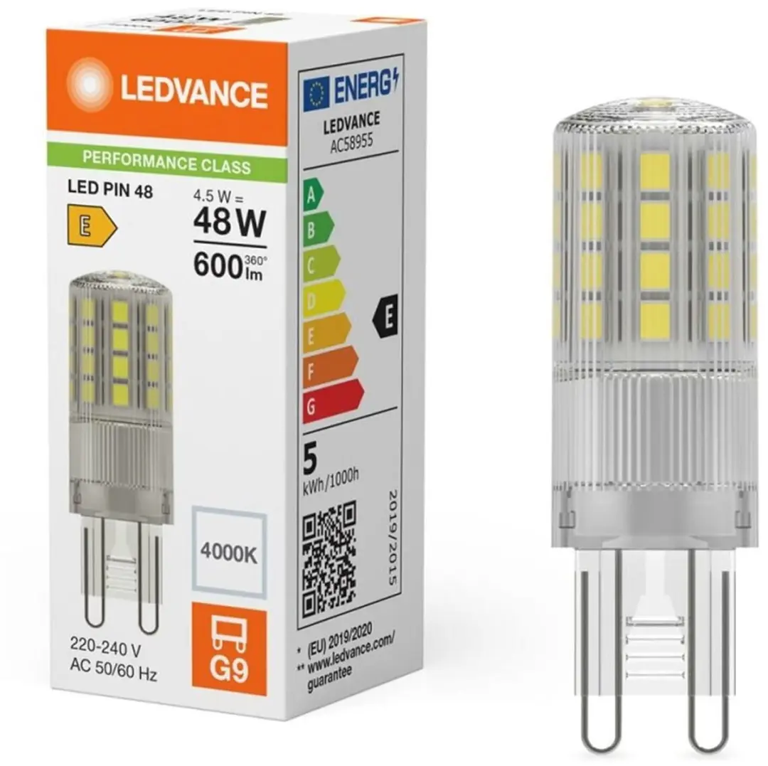 LEDVANCE G9 Insteeklamp 4.5W 600lm Neutraal Wit - afbeelding 3 van 5