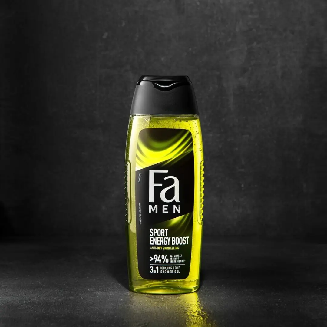 Fa Men Sport Energy Boost Doucemiddel 250ml - 15 Stuks