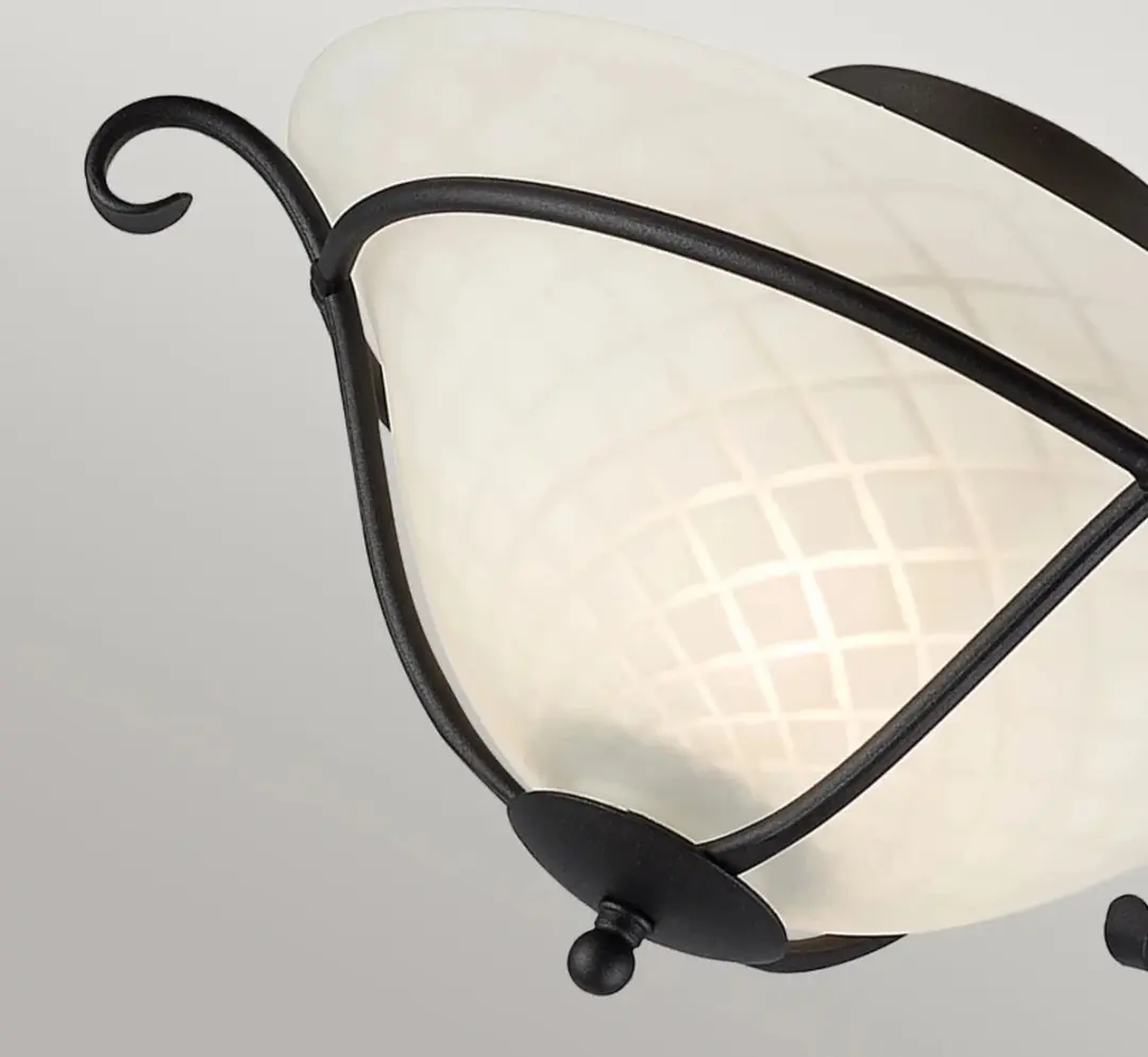 Elstead LED Plafondlamp Torchiere - 60W E27 - Dimbaar - Ø40cm