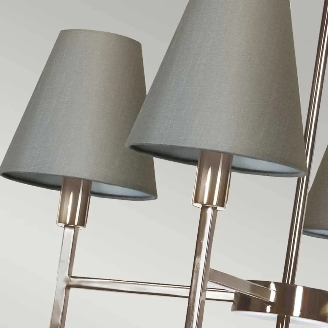 Elstead Lighting LED Kroonluchter 4xE14 100W - Brushed Nickel