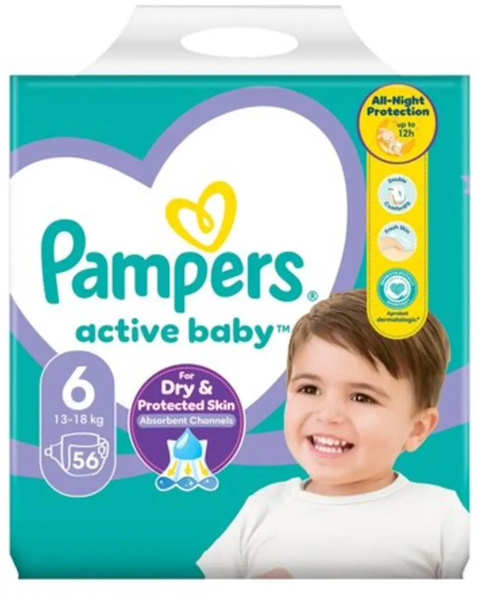 Pampers Baby-Dry Luiers Maat 6