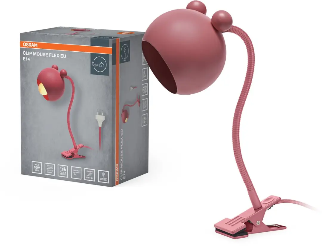 Osram Klemspot E14 - Roze Staal - afbeelding 3 van 5