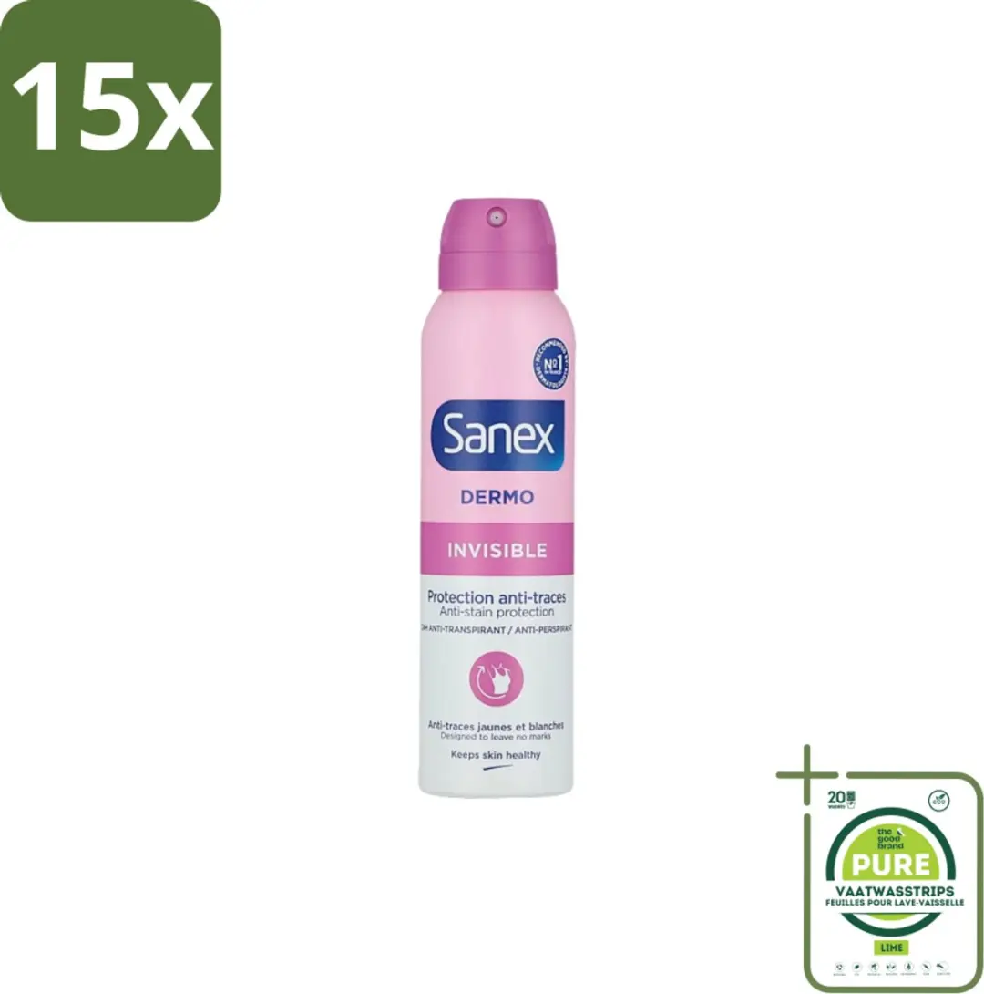 Sanex Dermo Invisible Deodorant Spray 150ml
