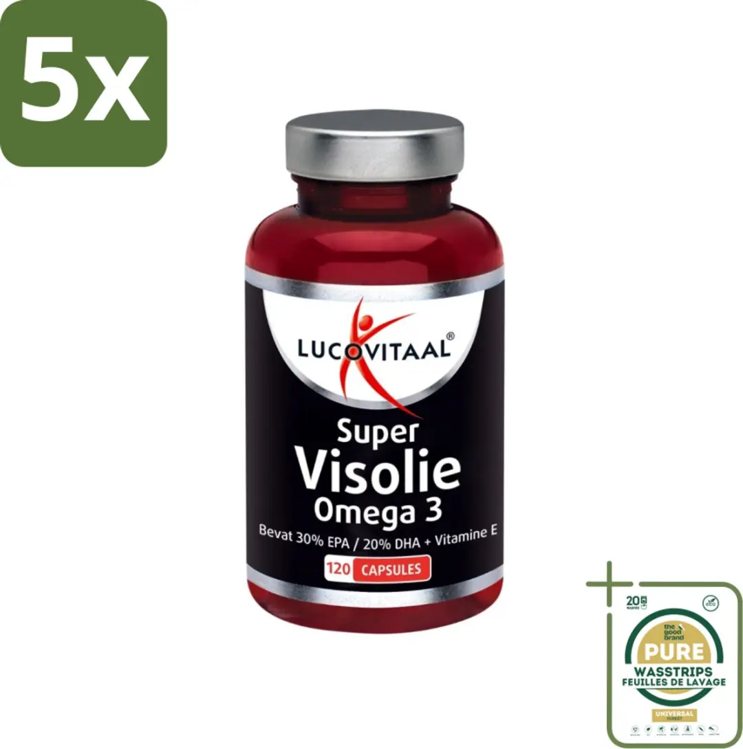Lucovitaal Super Omega 3 Visolie 120 Capsules