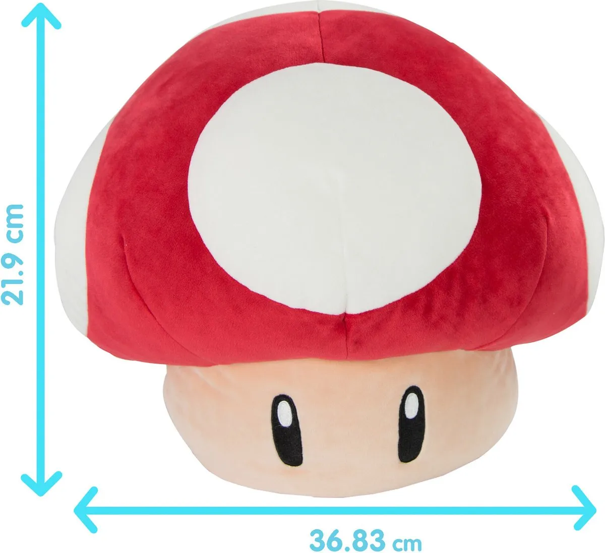 Tomy Super Mario Super Mushroom Mocchi Knuffel - Multicolours