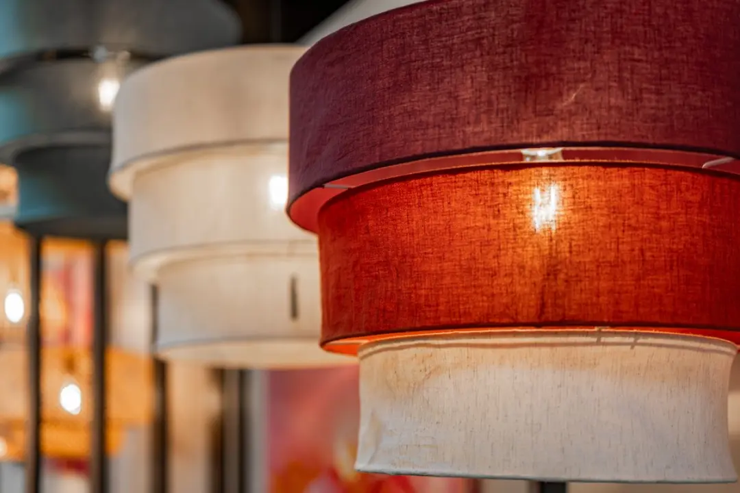 Eglo Parogno Hanglamp E27 - Ø50cm - Zwart/Rood/Oranje/Wit - afbeelding 2 van 6