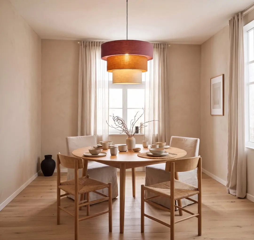 Eglo Parogno Hanglamp E27 - Ø50cm - Zwart/Rood/Oranje/Wit - afbeelding 4 van 6