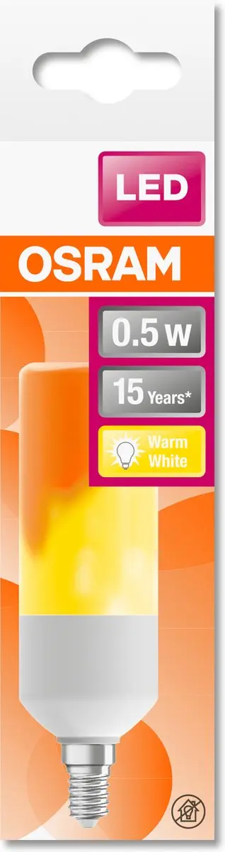 Osram E14 LED Kaarslamp 0.5W 1500K - afbeelding 5 van 6