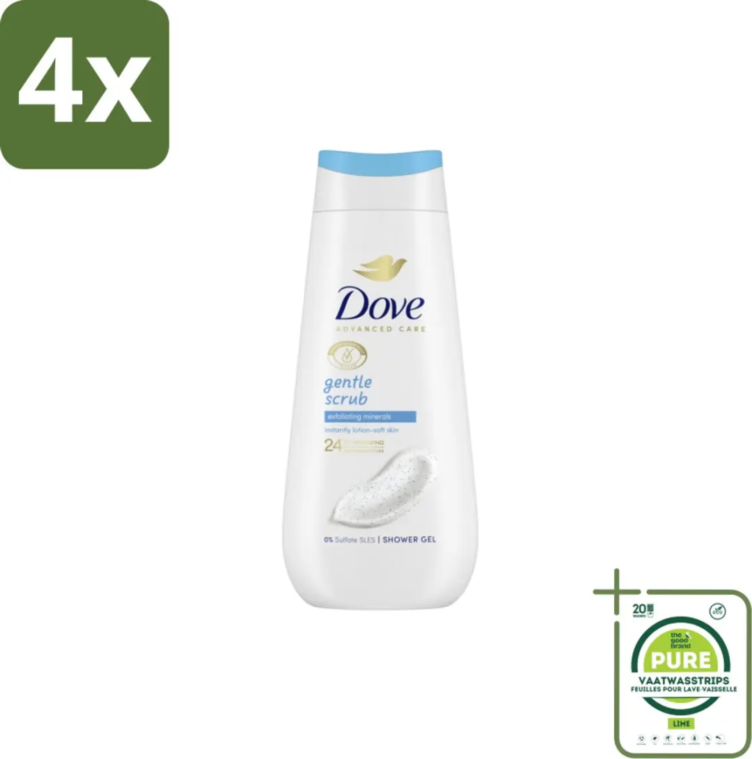 Dove Advanced Care Gentle Scrub Douchegel 225ml