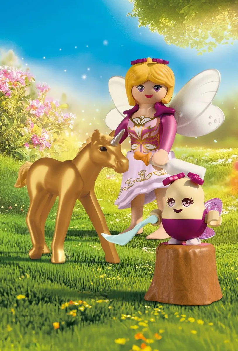 Playmobil Gouden Eenhoornveulen met Fee 71844 - Multicolor