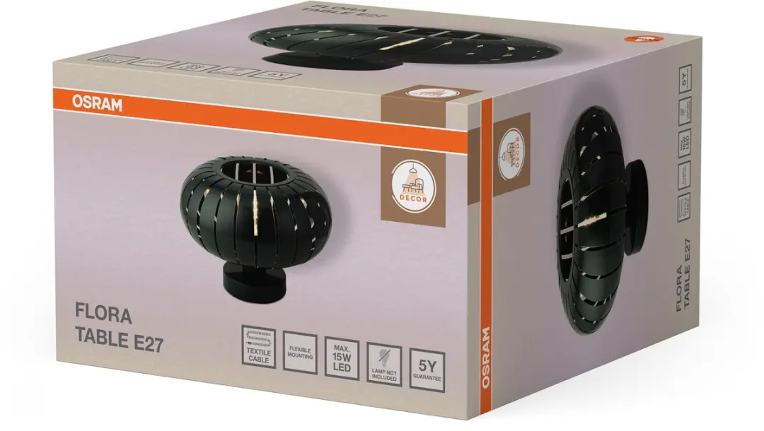Osram Decor Flora Table E27 Groen