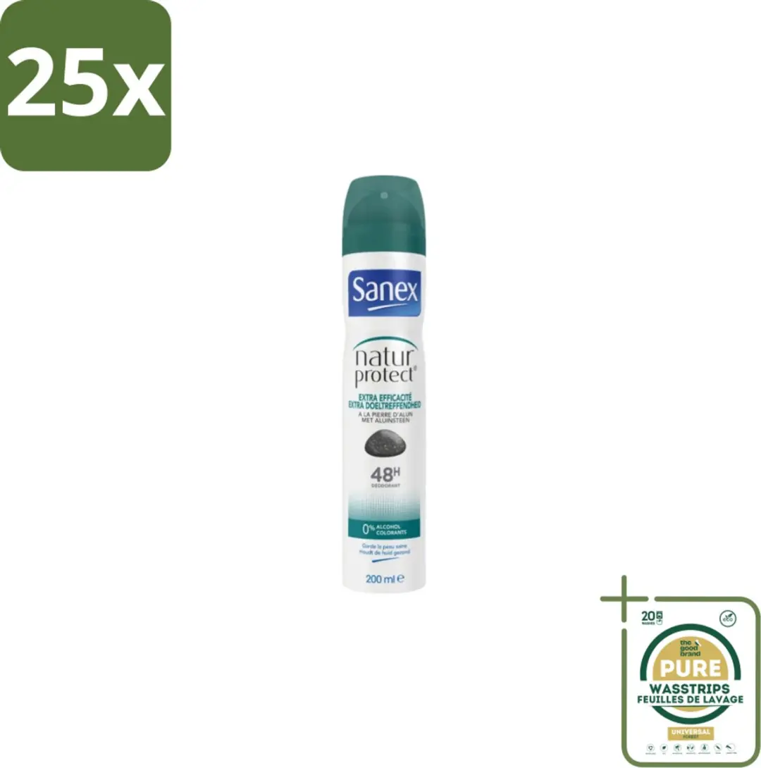 Sanex Aluinsteen Deodorant Spray 200ml - 25 Stuks