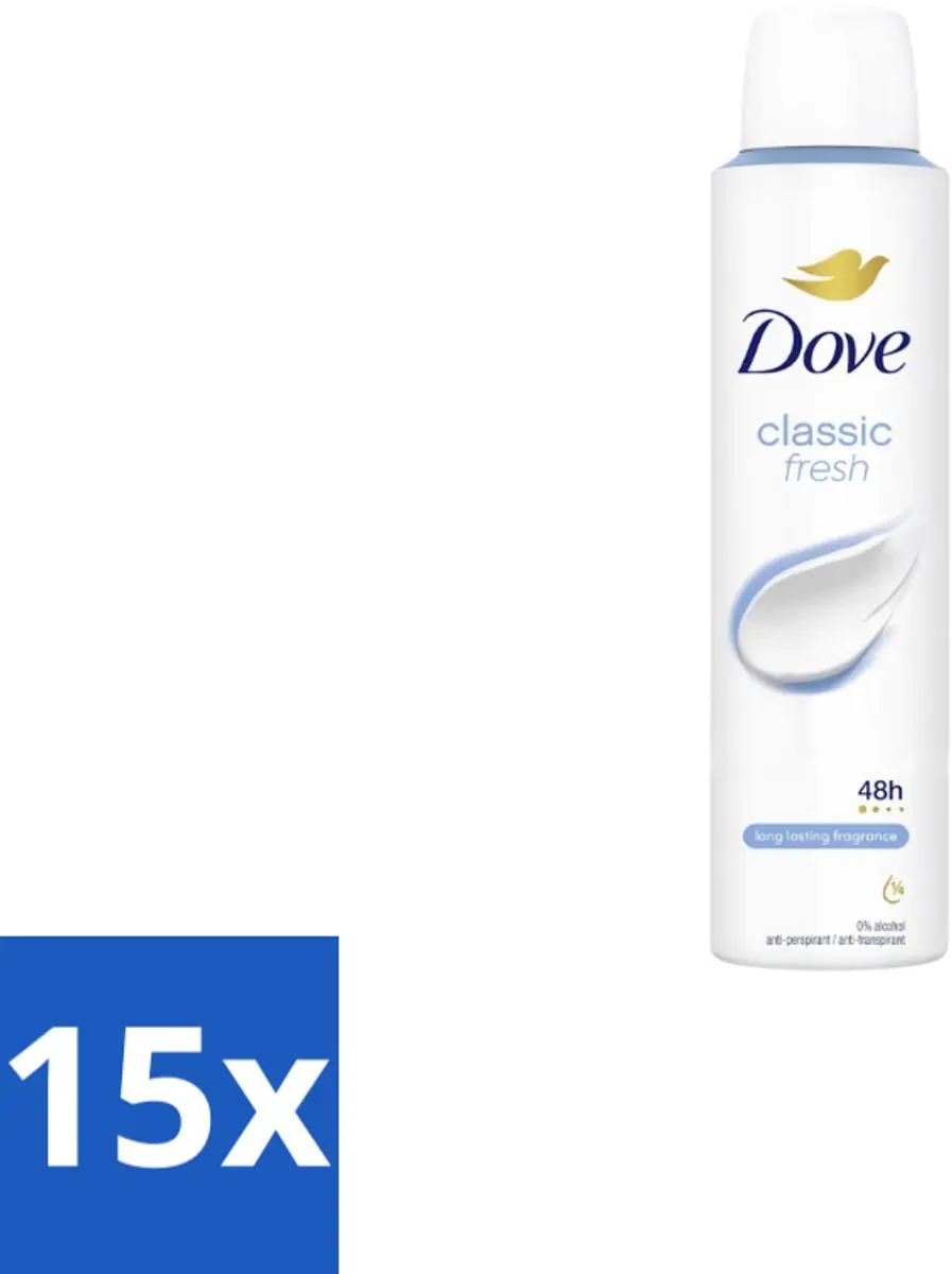 Dove Classic Fresh Deodorant Spray 200ml