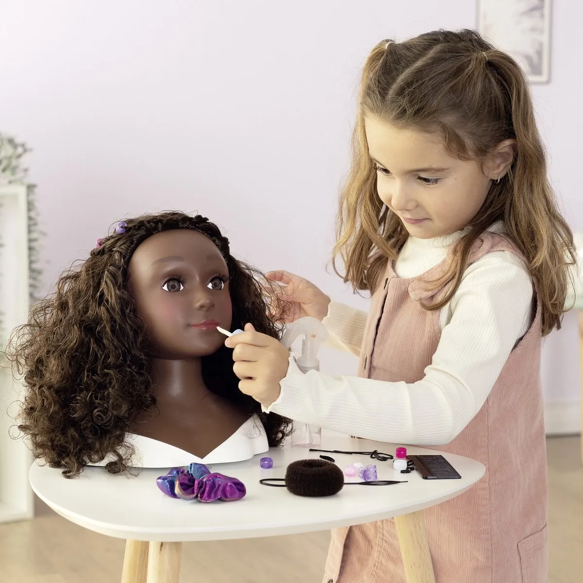 Smoby My Beauty Afro Styling Head 7600320318 - 23 Accessoires