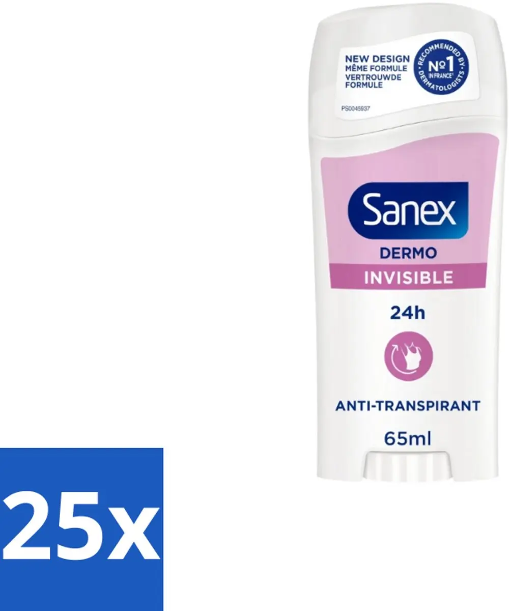 Sanex Dermo Invisible Deodorant Stick 65ml