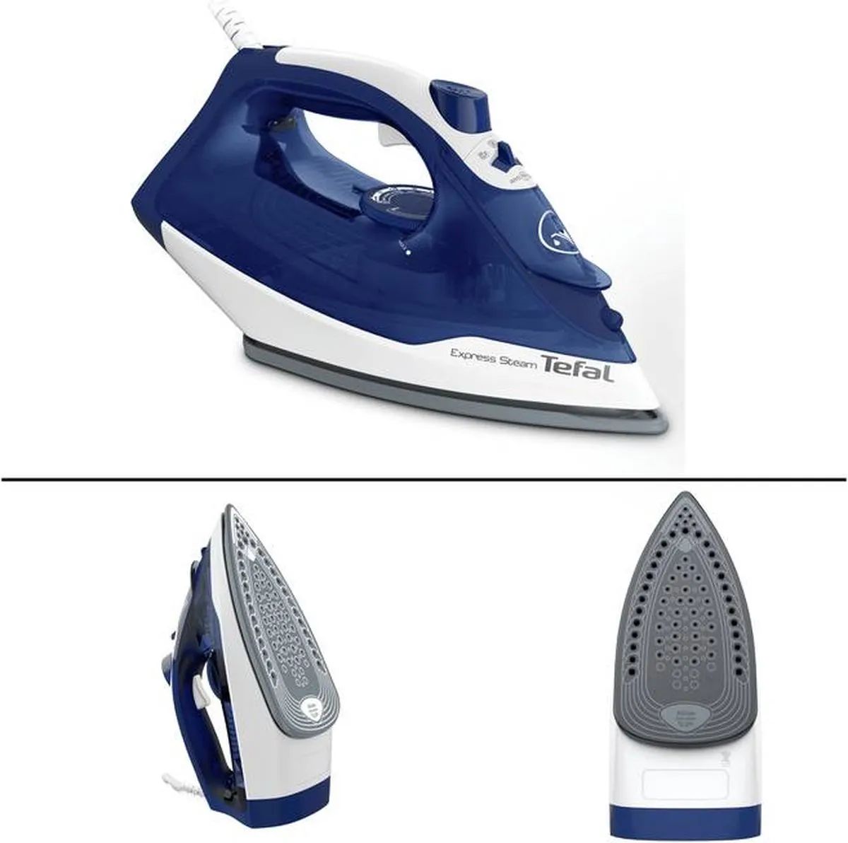 Tefal FV2838 Express Steam Stoomstrijkijzer 2400W - Blauw - afbeelding 6 van 6