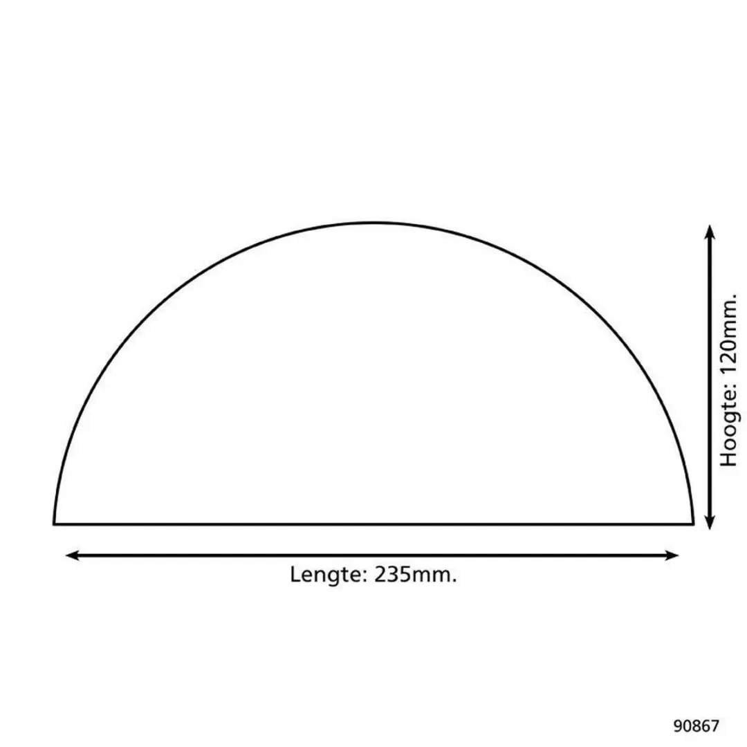 Eglo Lepus Wandlamp Buiten - 1 Lichtpunt - Wit/Grijs - afbeelding 6 van 6