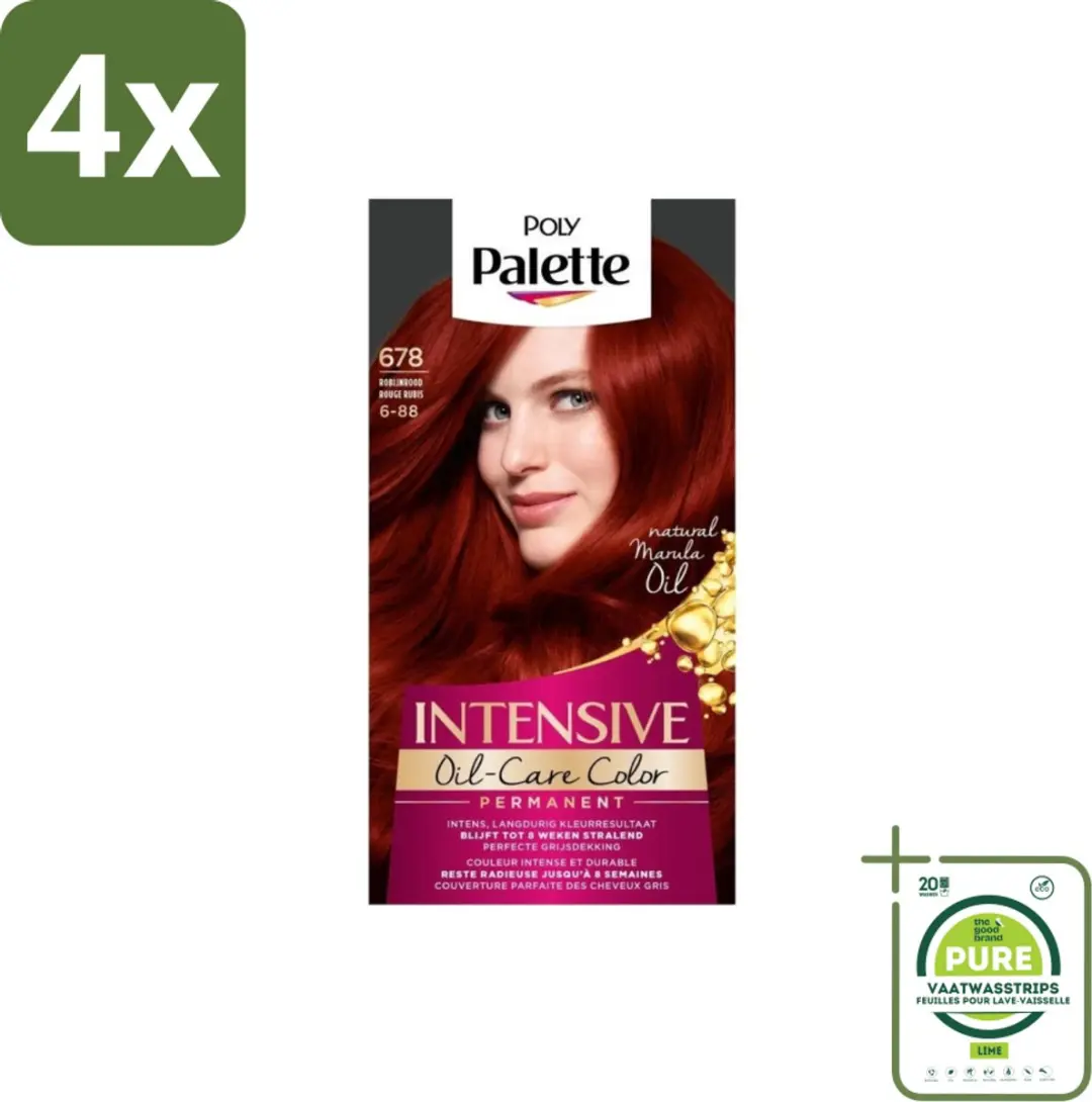 Schwarzkopf Poly Palette Haarverf 678 Robijnrood
