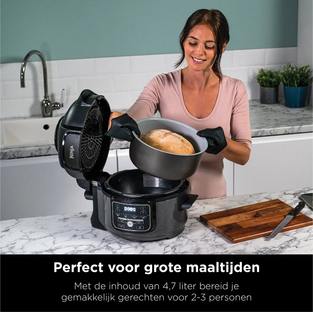 Ninja Foodi OP100EU Multicooker 1460W - 5,7L - 10 Programma's - Zwart/Grijs