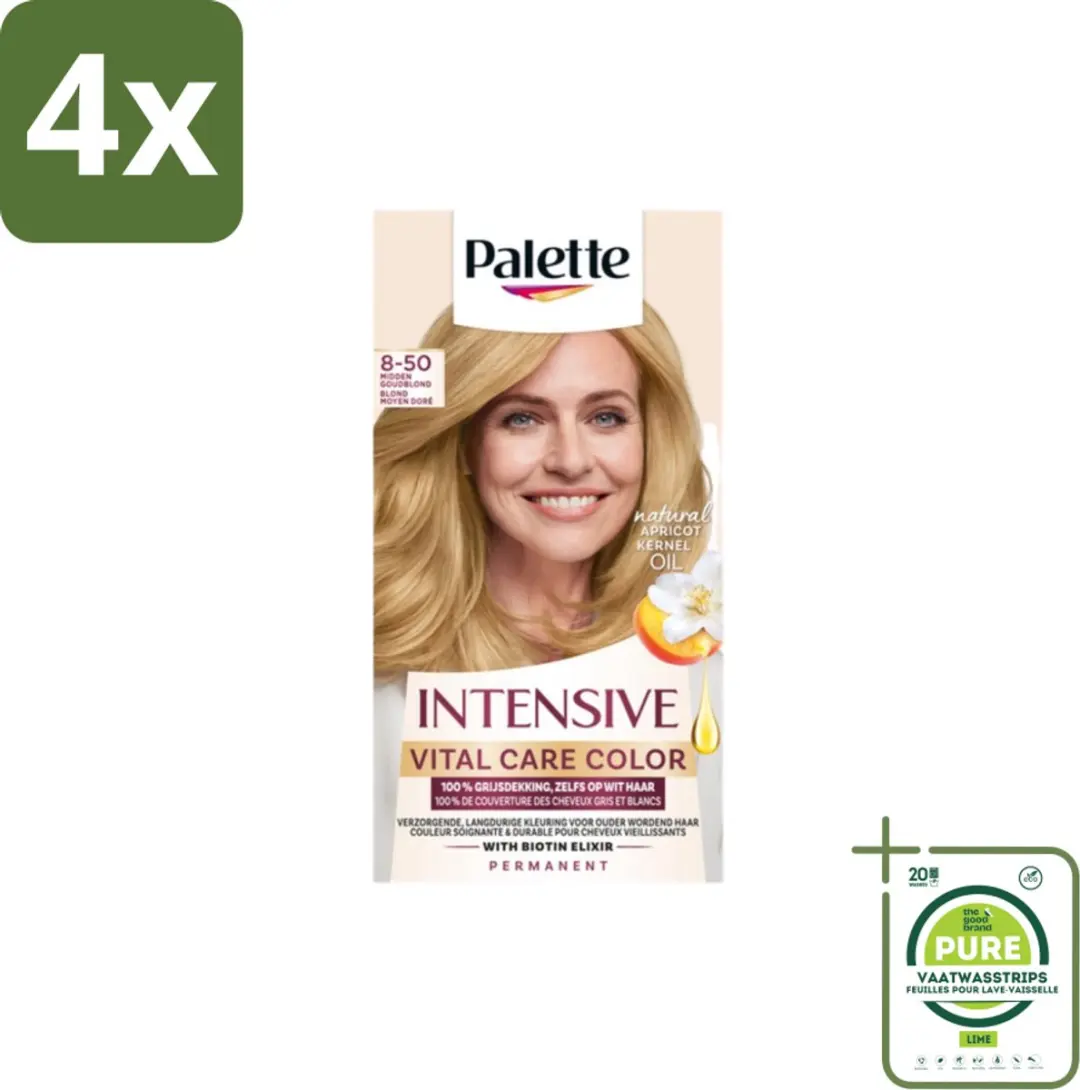 Schwarzkopf Poly Palette 8-50 Midden Goudblond Haarverf