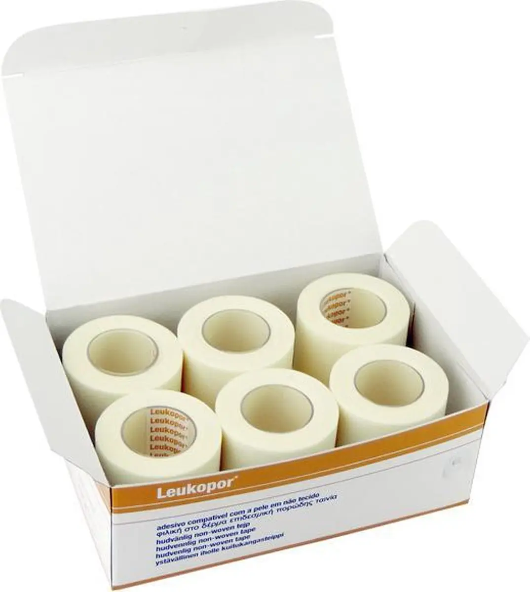 Leukoplast Hechtpleister 9,2m x 5cm - 6 Rollen