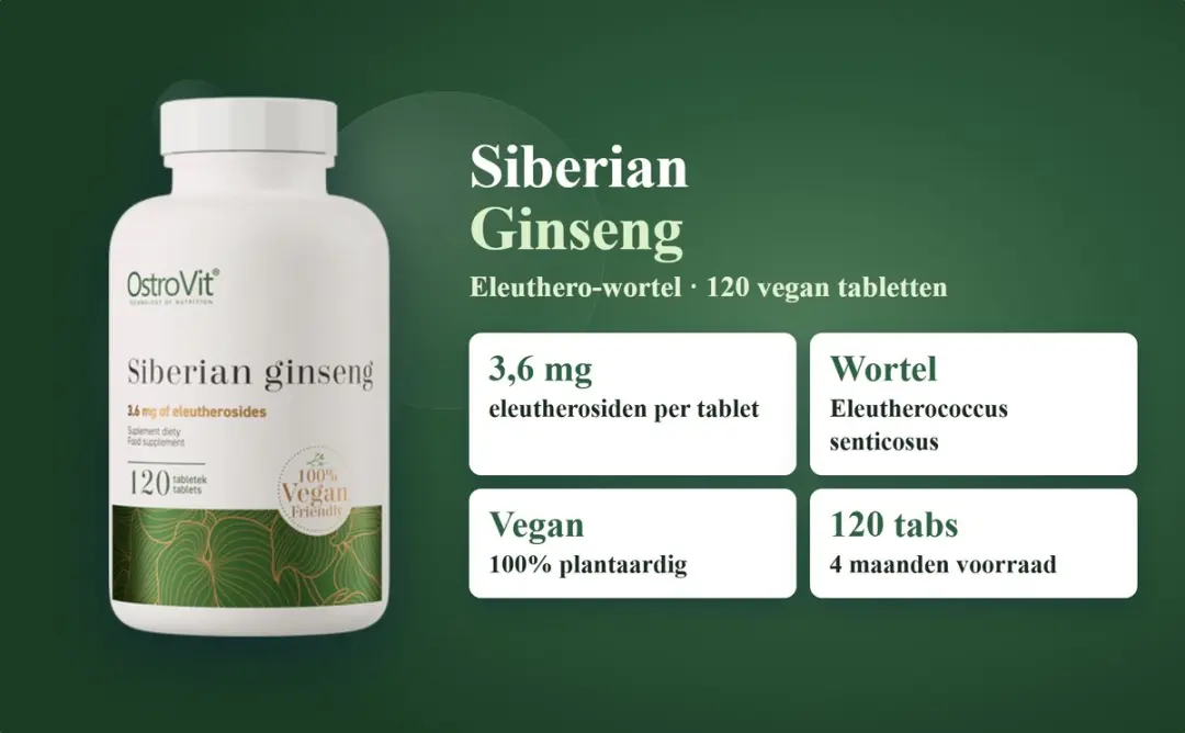 OstroVit Siberian Ginseng 120 Tabletten