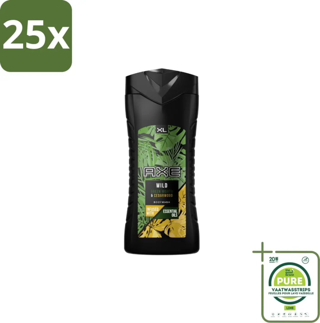 Axe Wild Douchegel 400ml - 25 Stuks