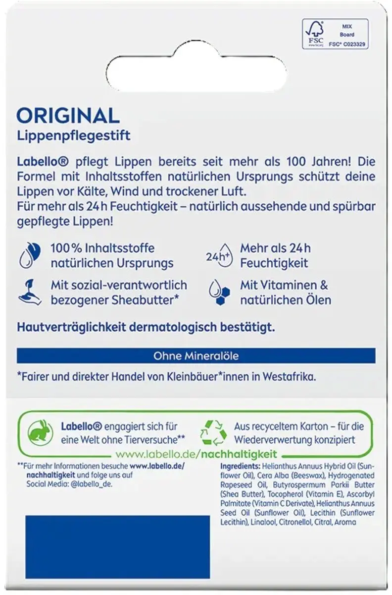 Labello Original Voordeelset - 3 Stuks 16.5ml